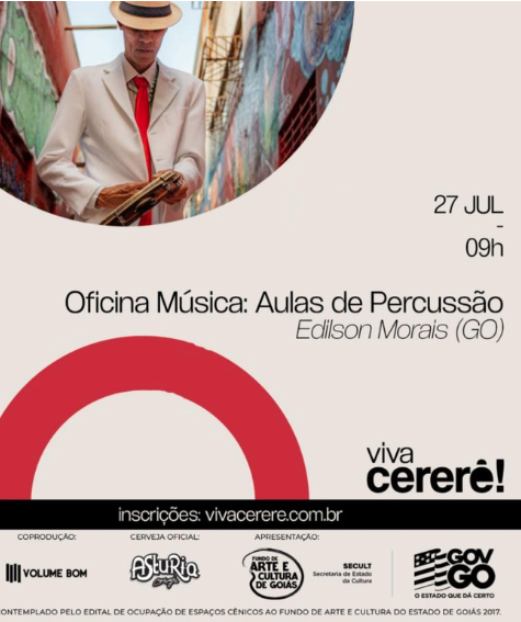 Oficina Música: Aulas de Percussão